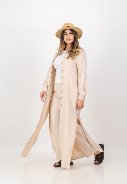 YVES SHIRT DRESS SET BLUSH