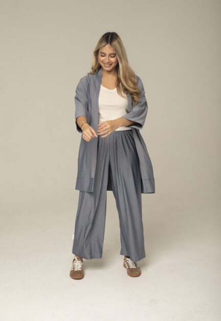 WATERFALL SET DENIM