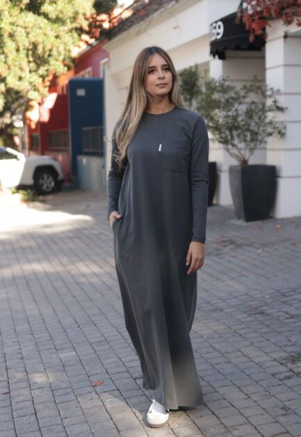 LIHAAN SKI DRESS CHARCOAL