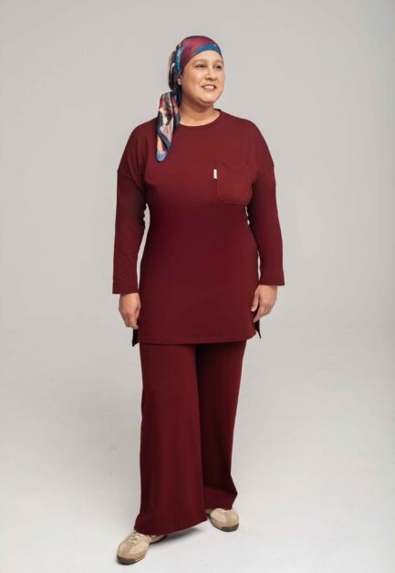 EMMEYE LEISURE SET BURGUNDY